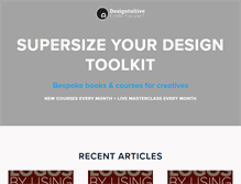 Tablet Screenshot of designtuitive.com